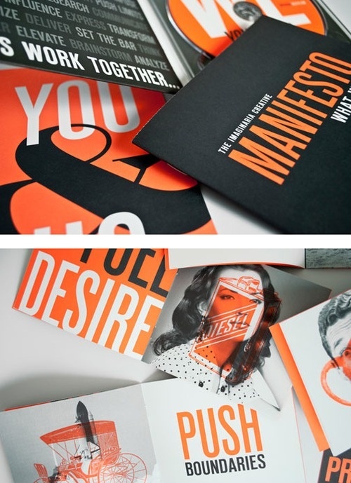 We, You #print #orange #black