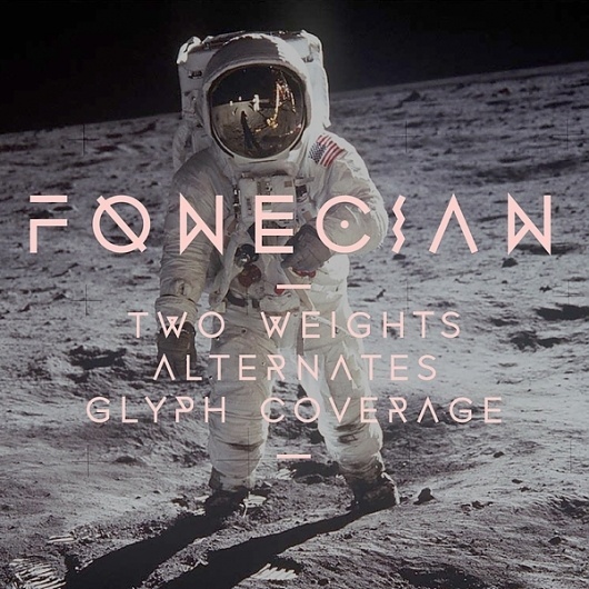 Fonecian Typeface on the Behance Network #geometric #typography
