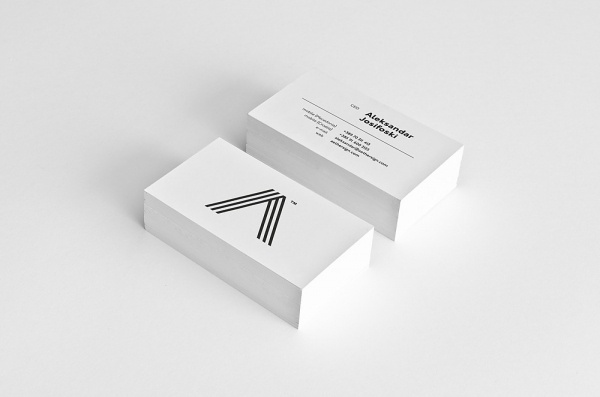 Aether Sign™ / Corporate identity #white #business #card #black #minimalis