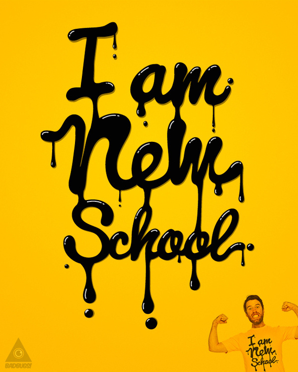 New school! on Behance #script #oil