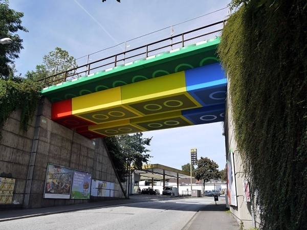 megx: LEGO bridge in germany #bridge #architecture #lego