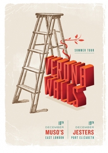 Featured designer: Adam Hill #screenprint #poster