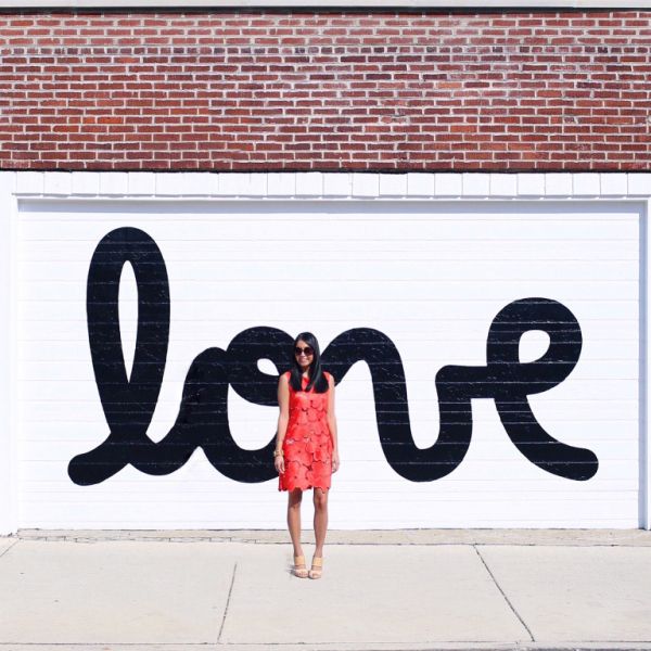 Black + White Love Wall by Matthew Hoffman