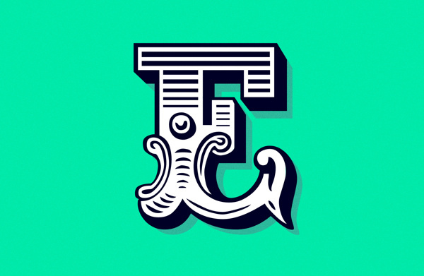 Frag.men.ta.tion on Behance #blankhiss #fragmentation #poster #type #typography