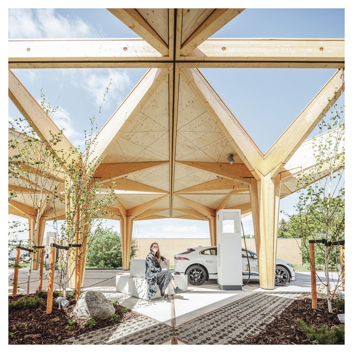 Ultra-Fast Charging Station - Mindsparkle Mag Rasmus Hjortshøj documented Ultra-Fast Charging Station designed by COBE Fredericia, Denmark. #logo #packaging #identity #branding #design #color #photography #graphic #design #gallery #blog #project #mindsparkle #mag #beautiful #portfolio #designer