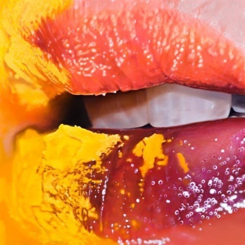 JKB Fletcher | PICDIT #yellow #color #lips #paint #painting #art