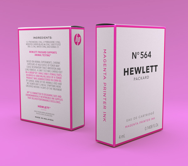 Hewlett Packard No. 564 - Packaging by Celeste Watson #packaging #design #graphic #minimal #package #typography