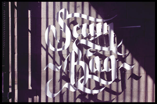 Floating Calligraphy on Typography Served #type #image