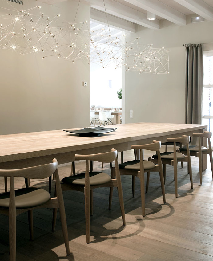 Old Stone House in Spanish Countryside - #diningroom, #table, #chairs, #interior, #decor, dining area