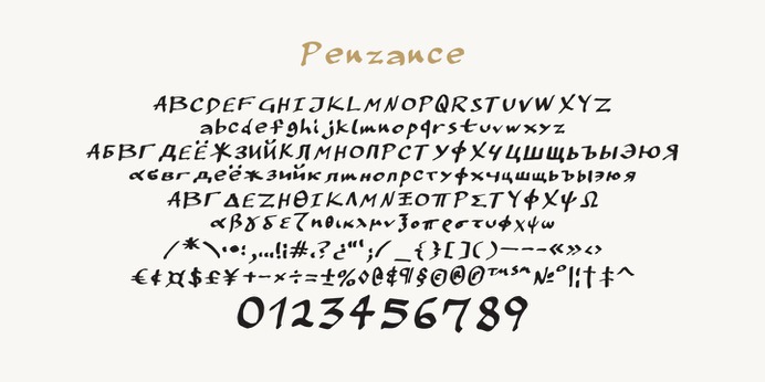 Penzance typeface (font) designed by Thoma Kikis. Teknike.com - #penzance #typeface #font #kikis #thomakikis #handwriting #greek #latin #cyrillic #teknike