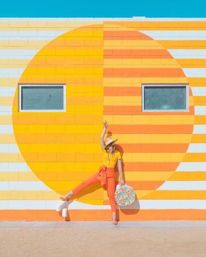 Visual Optimism: Candy-Colored Self-Portraits by Leslie Schneider