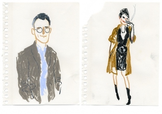 Frieze Art Fair for Nowness : damienflorebertcuypers.com #paper #illustration #hand #drawn