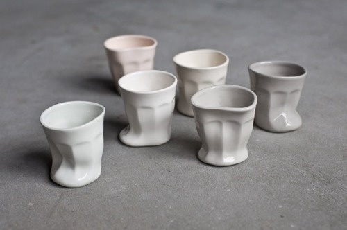 Melting cups by Joon&Jung #cups #pottery #melting