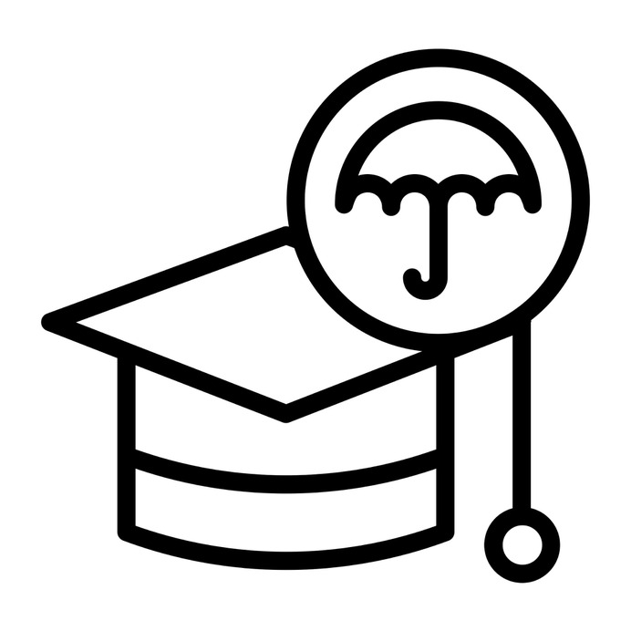 See more icon inspiration related to student hat, guarantee, academy, insurance, degree, mortarboard, education and security on Flaticon.