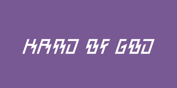 Hand of God, by Celeste Prevost #inspiration #creative #design #graphic #purple #god #hand #typography