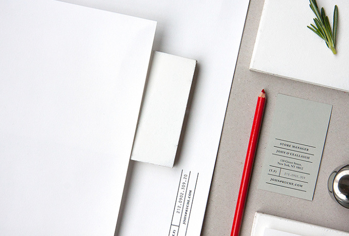 Küche by Rebecca Duff-Smith #graphic design #stationary #print