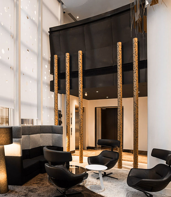 CJWHO ™ (Pullman, the Lighting Hotel by Naco...) #staircase #paris #france #design #interiors #black #photography #architecture #luxury