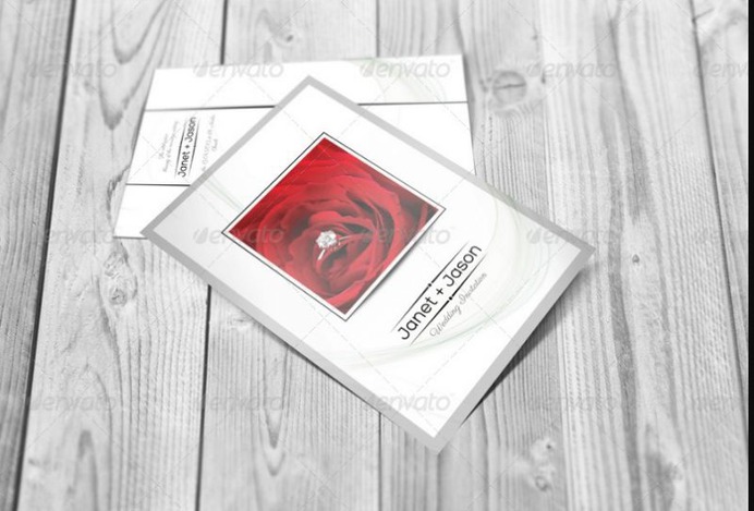 Retro Postcard Mockup PSD