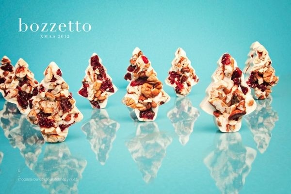 XMAS 12 by Bozzetto on Behance #chocolate #white #nuts