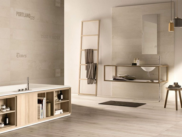 Floor Tiles Inspired by the Surfaces of the Recent Past - #floor, flooring, #tiles, #walls, #bath, bathroom