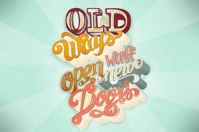 Finished lettering for Motivational Monday #illustration #monday #motivational #typography
