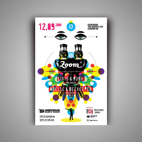 Zoom parties @ ARMA 17 club on the Behance Network #colour