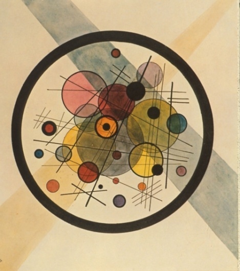 lost in vunderland - Black Circle Wassily Kandinsky, 1924 #design #circles #geometric