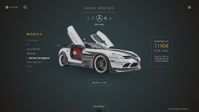 #Carrental #websitedesign https://mobilunity.com/portfolio/luxury-motor-club/