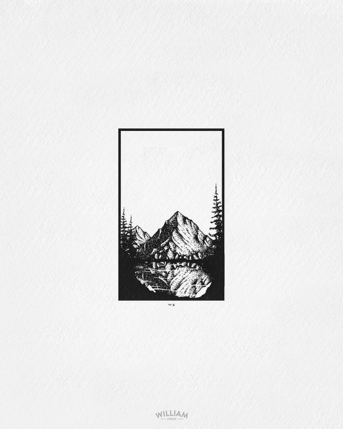 Inspired by the man himself- Bob Ross