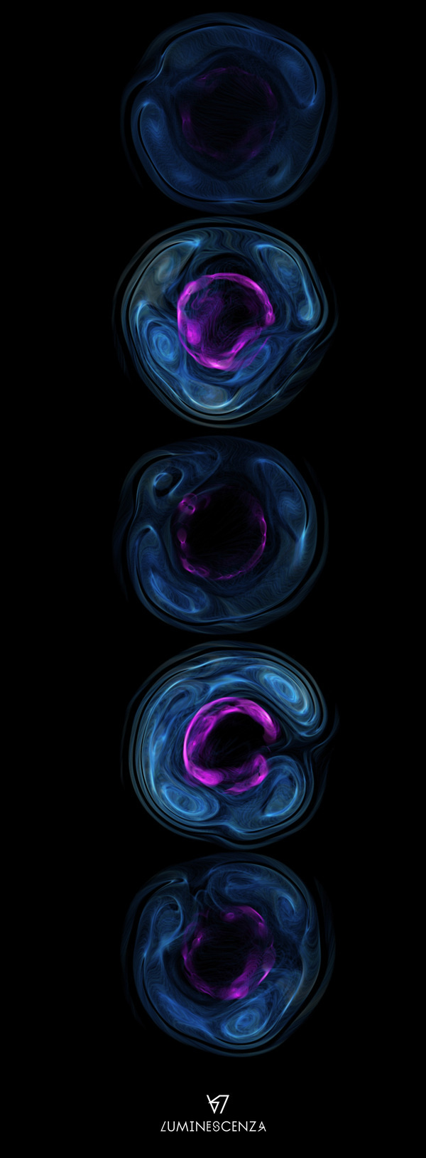 Luminescenza on the Behance Network #luminescenza #color #effect #black #light