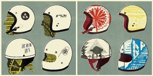 Ikhoor: The Portfolio of Daniel Kent #cmyk #print #silkscreen #motorcycle