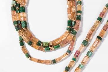 Philippe Pfeiffer Topaz-Emerald Demi-Parure