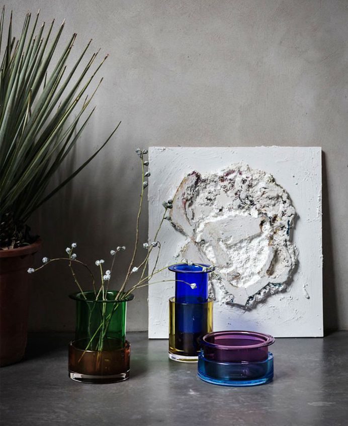 Tricolore Collection of Vases by Sebastian Herkner - InteriorZine