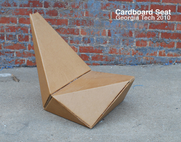 Interior AIA Cardboard Seat Minimalist #interior #design #decor #home #furniture #architecture