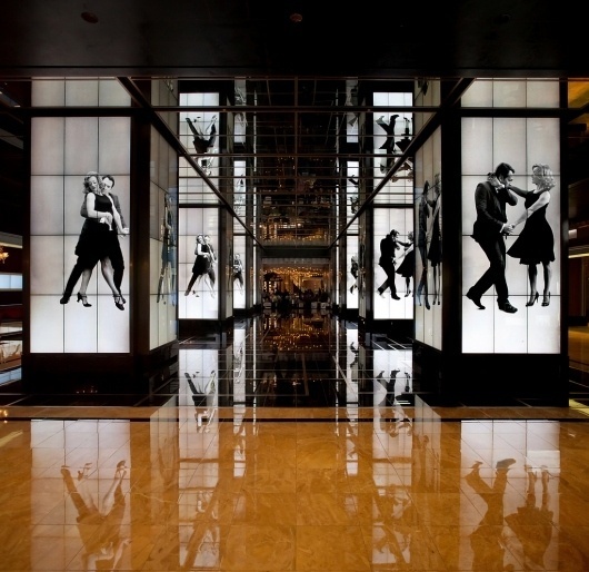Cosmopolitan Hotel : somethingsavage #live #lobby #dance #direction #art #hotel #action