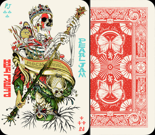 X__X • 死 者 の 顔 • #skull #skeleton #playing card