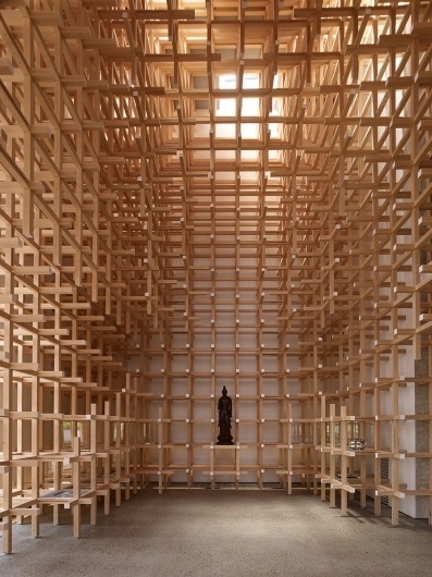 Prostho Museum Research Center | kengo kuma and associates #kuma #space #grid #wood #architecture #light