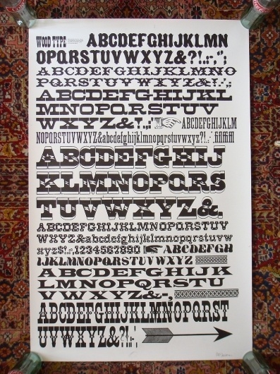 All sizes | GramLee wood type poster | Flickr - Photo Sharing! #type #sherman #nick #typography