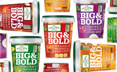 Big & BoldÂ Soup - TheDieline.com - Package Design Blog #packaging