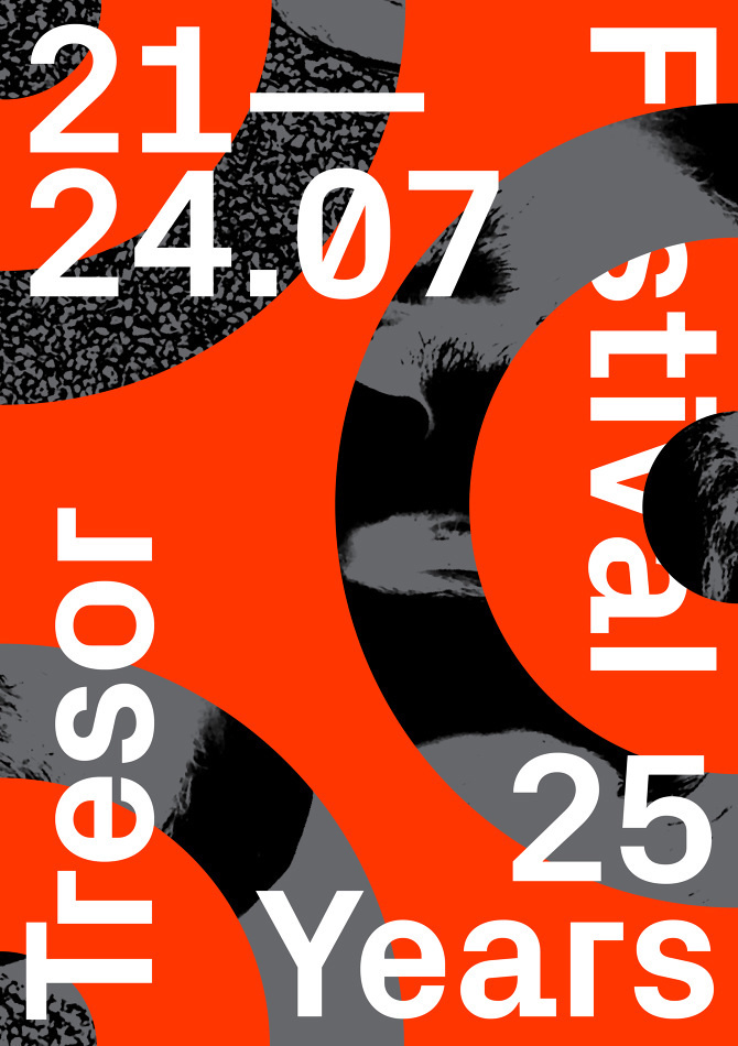 TRESOR FESTIVAL Artwork for the "25 years Tresor" music festival