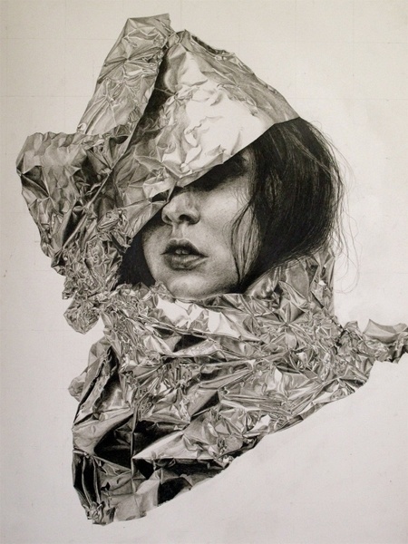 40fakes #collage #woman #metallic #uncombed