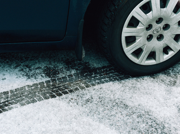 Johannes Romppanen | Foragepress.com #pattern #tire #tracks #photography #car #winter