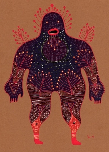 FOUR - NEEEWWWWW.. yass : Cosmic Nuggets #pattern #nuggets #design #illustration #organic #character #cosmic