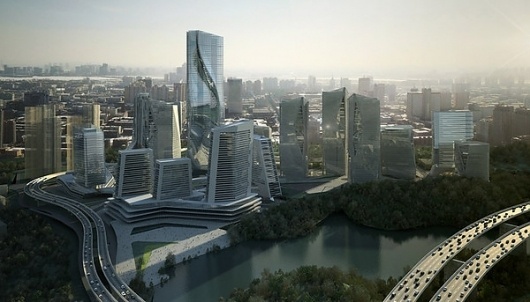 Yabao Hi-Tech Enterprises Headquarter Park on the Behance Network #yabao #design #10