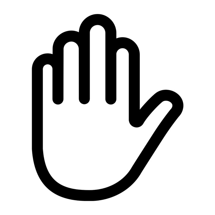 See more icon inspiration related to stop, hand, hands and gestures, construction and tools, hand gesture, privacy, gestures, hands, prohibition, prohibited and security on Flaticon.