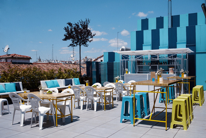 SAVVY STUDIO | LA TERRAZA AT CASA ENCENDIDA #stripes #identity #bar #branding