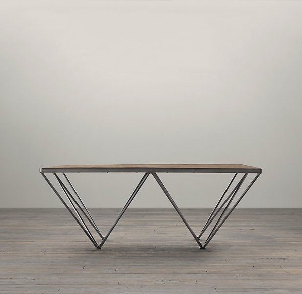TRIBECA SQUARE COFFEE TABLE #steel #frame #table