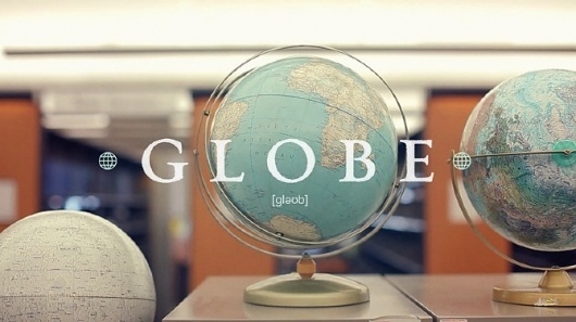 Nick Brue - Personal network #film #globe #white #typography