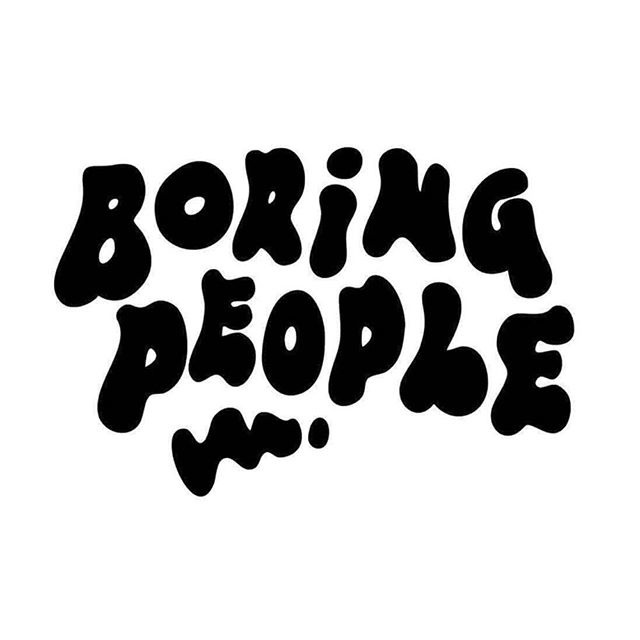 Bored of boring people 😴 • • • • #typespire #typism #typematters #handlettering #slowroastedco #typetopia #interiorstyle #poster