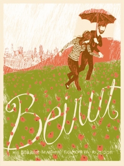 - Beirut : www.leslieherman.com #leslie #herman #screenprinting #poster